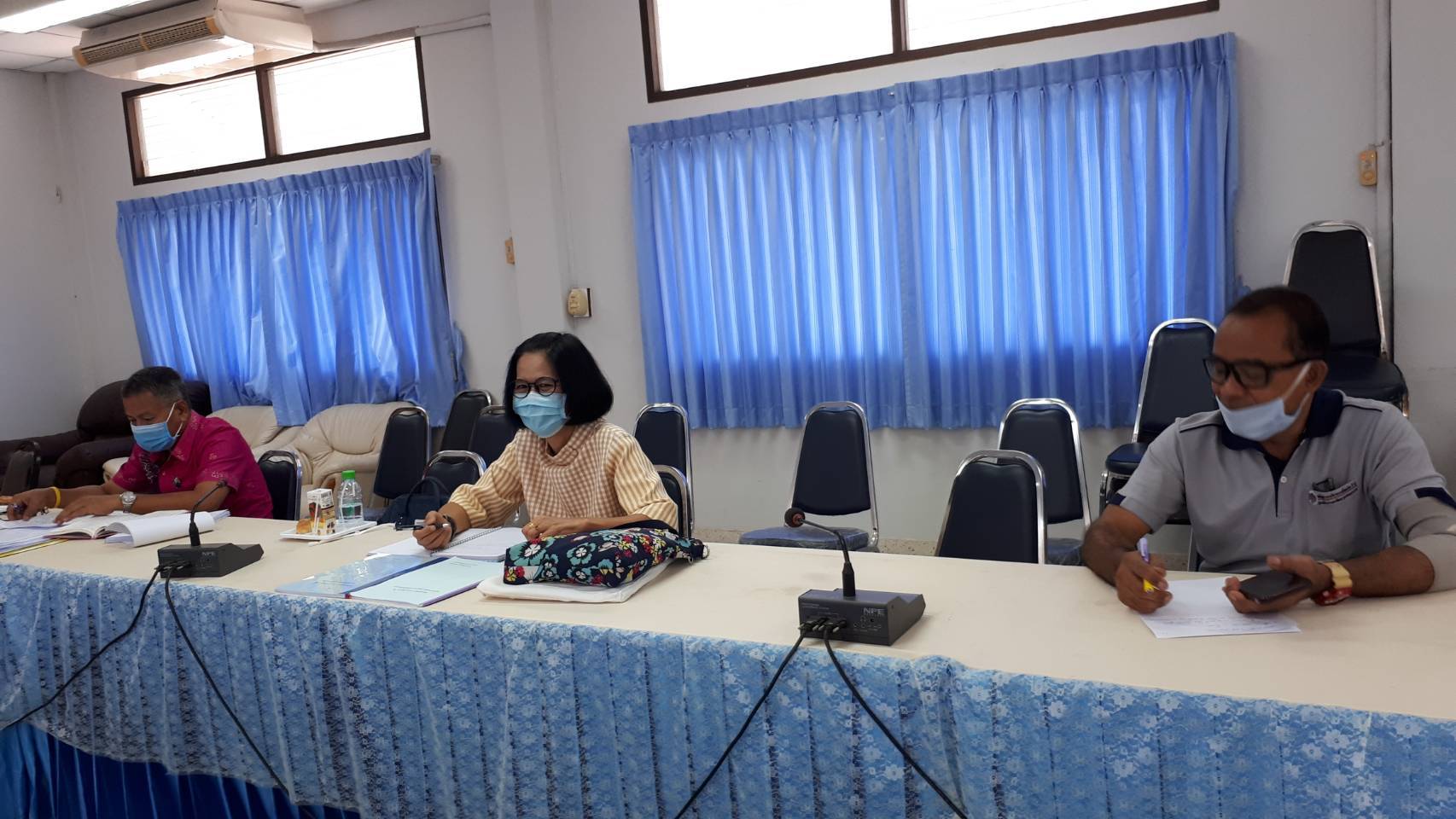 ประชุมเจ้าหน้าที่พัฒนาชุมชนของสำนักงานพัฒนาชุมชนอำเภอนาดี ณ ห้องประชุมอำเภอนาดี