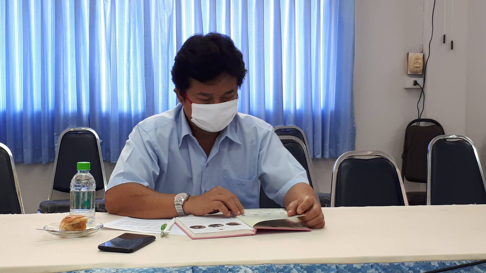 ประชุมเจ้าหน้าที่พัฒนาชุมชนของสำนักงานพัฒนาชุมชนอำเภอนาดี ณ ห้องประชุมอำเภอนาดี