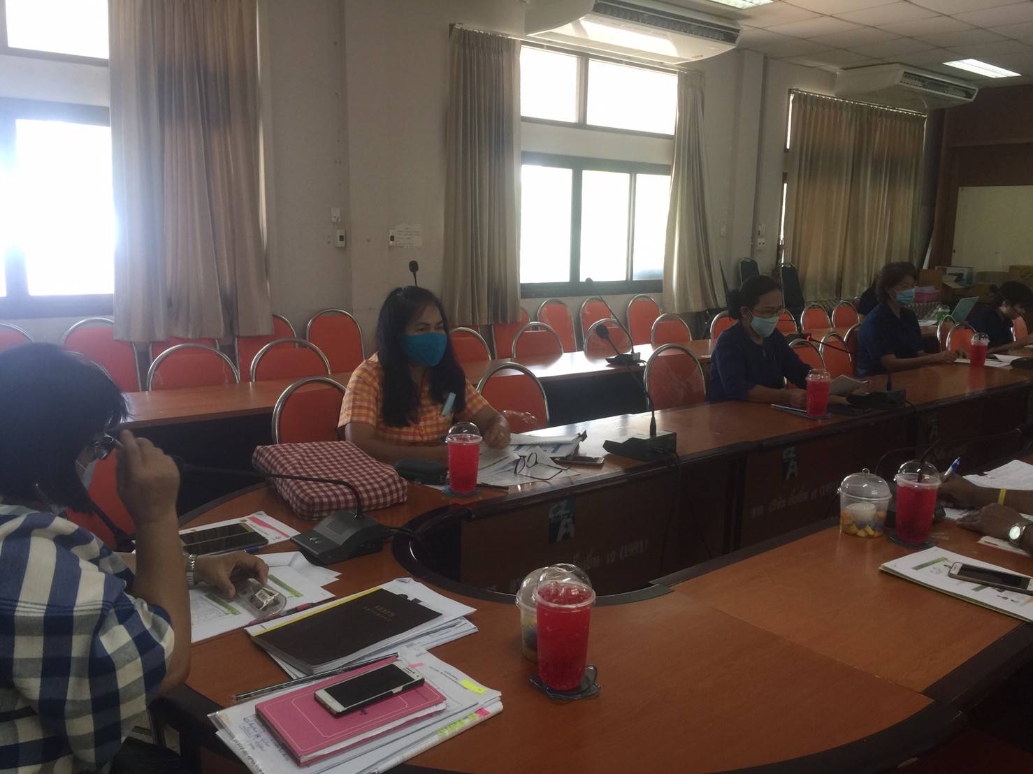 ประชุมเจ้าหน้าที่พัฒนาชุมชนของสำนักงานพัฒนาชุมชนอำเภอศรีมหาโพธิ ณ ห้องประชุมอำเภอศรีมหาโพธิ