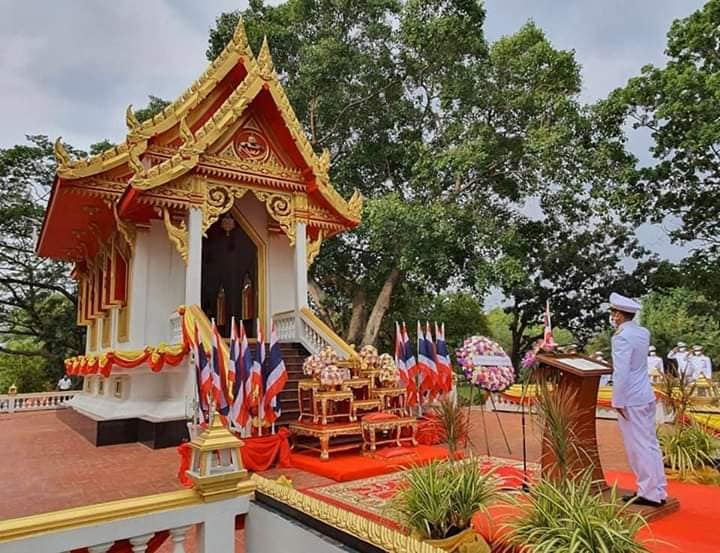 พิธีวางพวงมาลาถวายราชสักการะและอาศิรวาทราชสดุดีฯ เนื่องในวันคล้ายวันสวรรคตสมเด็จพระนเรศวรมหาราช
