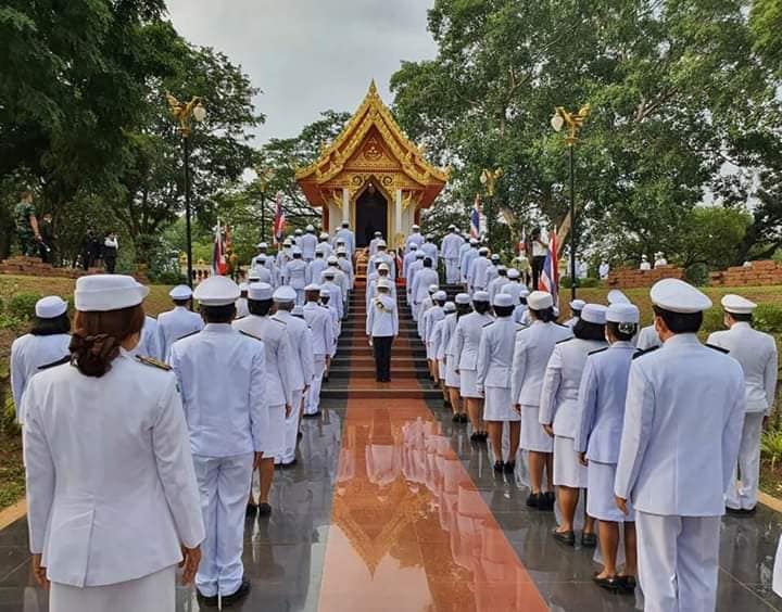 พิธีวางพวงมาลาถวายราชสักการะและอาศิรวาทราชสดุดีฯ เนื่องในวันคล้ายวันสวรรคตสมเด็จพระนเรศวรมหาราช