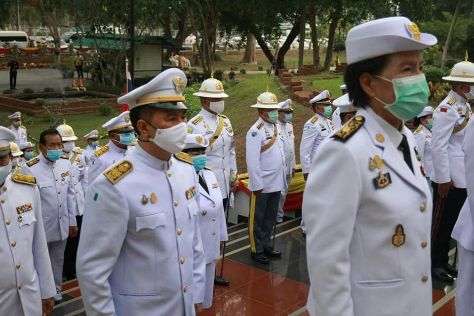 พิธีวางพวงมาลาถวายราชสักการะและอาศิรวาทราชสดุดีฯ เนื่องในวันคล้ายวันสวรรคตสมเด็จพระนเรศวรมหาราช