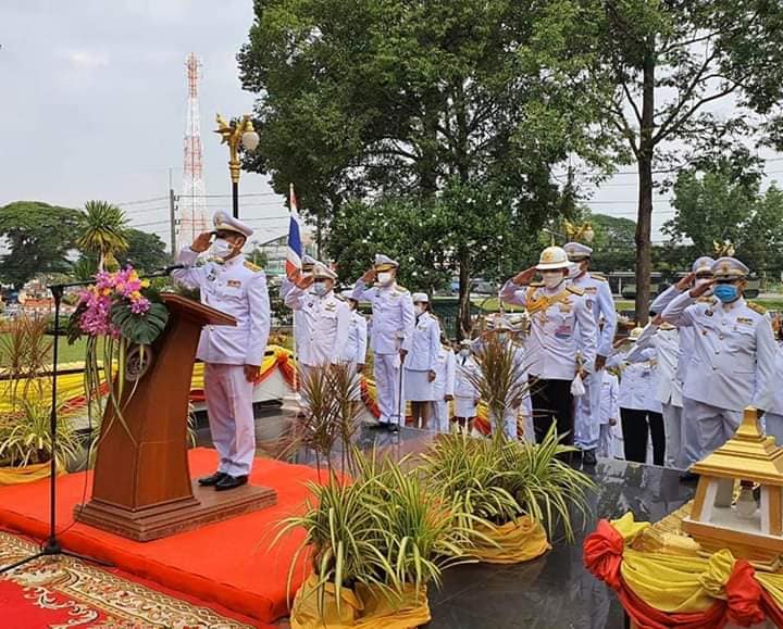 พิธีวางพวงมาลาถวายราชสักการะและอาศิรวาทราชสดุดีฯ เนื่องในวันคล้ายวันสวรรคตสมเด็จพระนเรศวรมหาราช