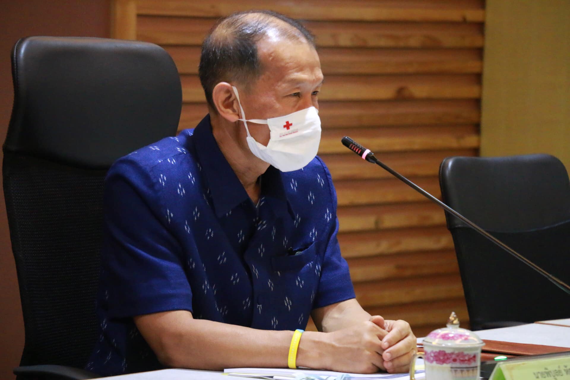 ประชุมคณะกรรมการโรคติดต่อจังหวัดปราจีนบุรี และคณะกรรมการศูนย์บริหารสถานการณ์ฉุกเฉินฯ โควิด-19 จังหวัดปราจีนบุรี