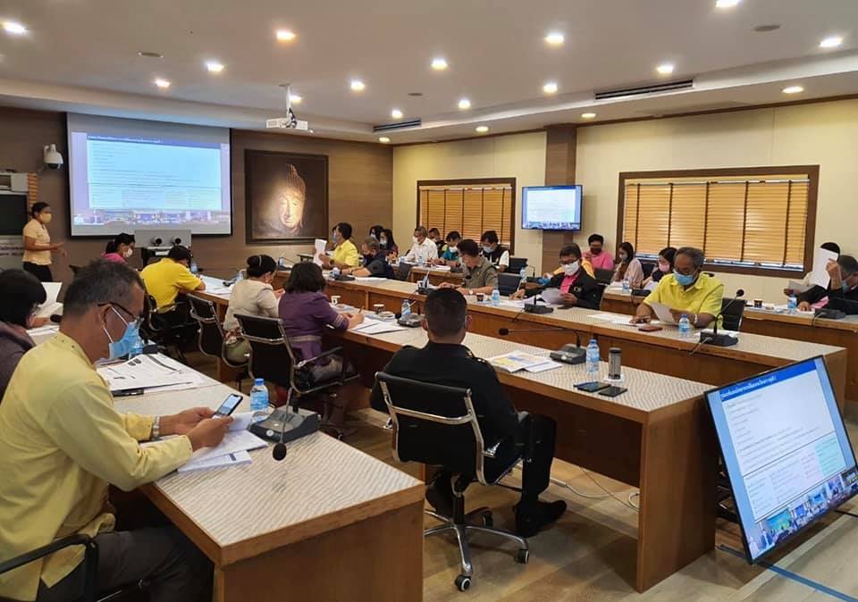 ประชุมชี้แจง การเสนอโครงการภายใต้กรอบนโยบายการฟื้นฟูเศรษฐกิจและสังคมของประเทศ ผ่านระบบการประชุมทางวีดิทัศน์ (Video Conference)