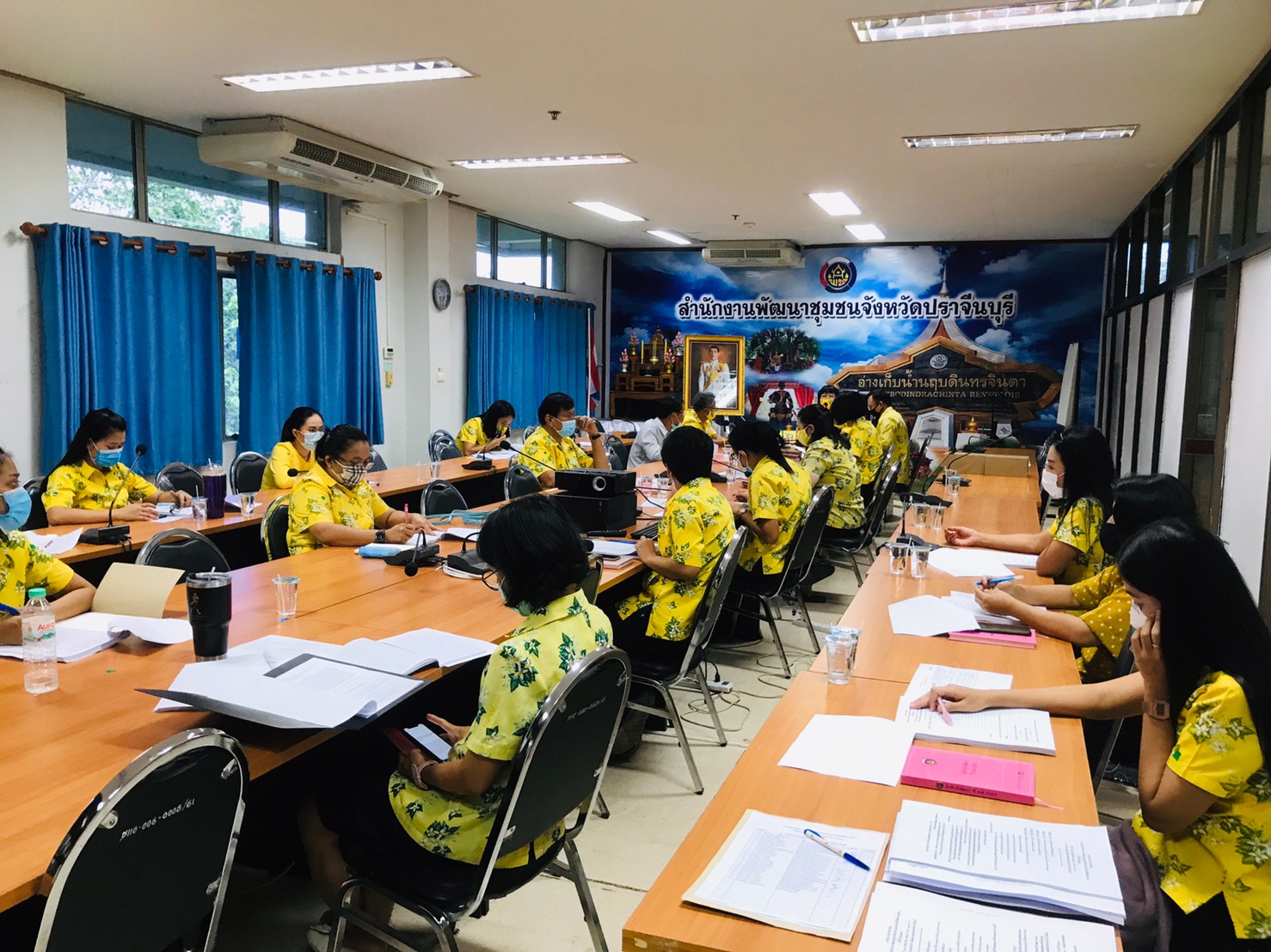การประชุมนักวิชาการพัฒนาชุมชน สำนักงานพัฒนาชุมชนจังหวัดปราจีนบุรี ครั้งที่ 5/2563 ประจำเดือนพฤษภาคม 2563