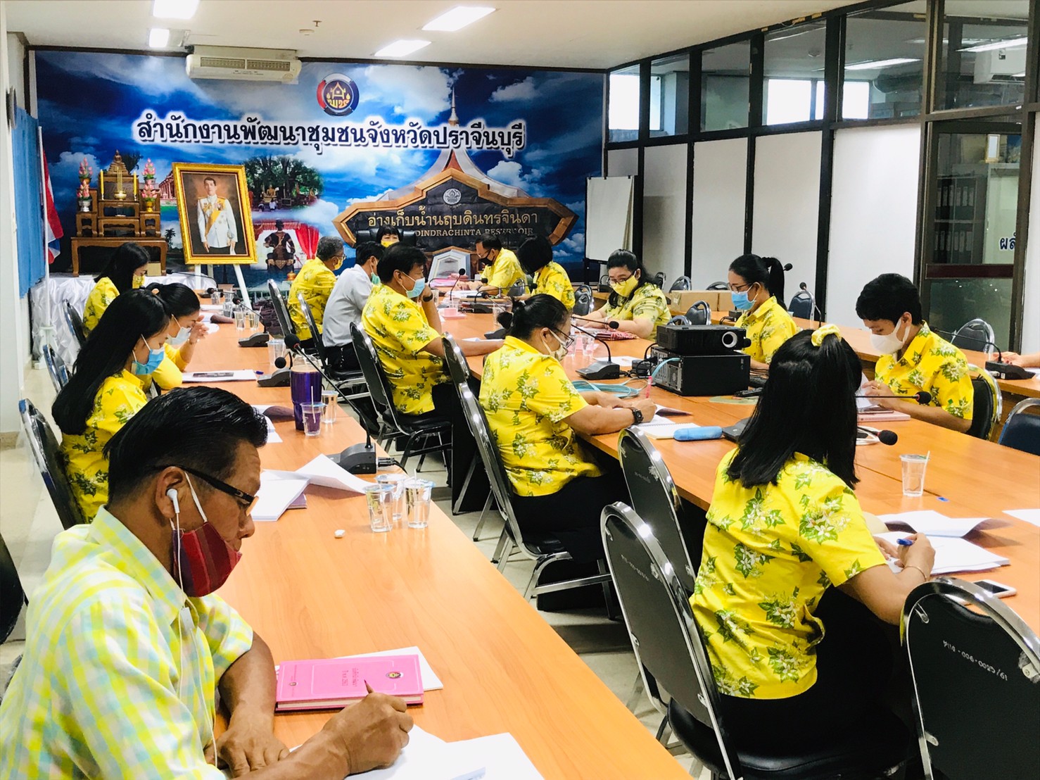 การประชุมนักวิชาการพัฒนาชุมชน สำนักงานพัฒนาชุมชนจังหวัดปราจีนบุรี ครั้งที่ 5/2563 ประจำเดือนพฤษภาคม 2563