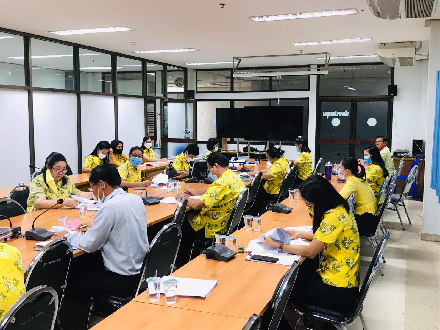การประชุมนักวิชาการพัฒนาชุมชน สำนักงานพัฒนาชุมชนจังหวัดปราจีนบุรี ครั้งที่ 5/2563 ประจำเดือนพฤษภาคม 2563