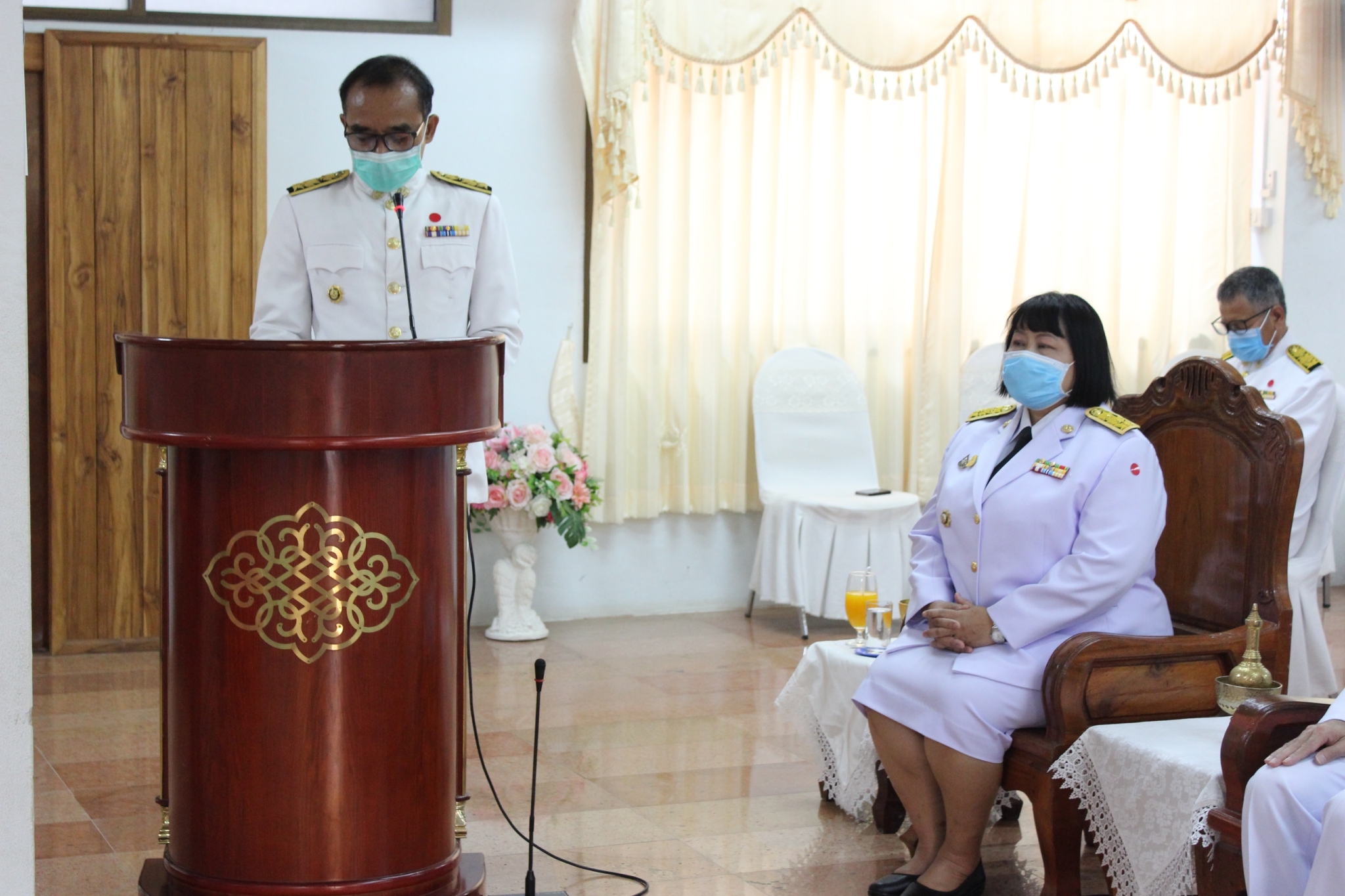 พิธีทอดผ้าป่าสมทบกองทุนพัฒนาเด็กชนบทในพระราชูปถัมภ์สมเด็จพระเทพรัตนราชสุดาฯ สยามบรมราชกุมารี ประจำปี 2563