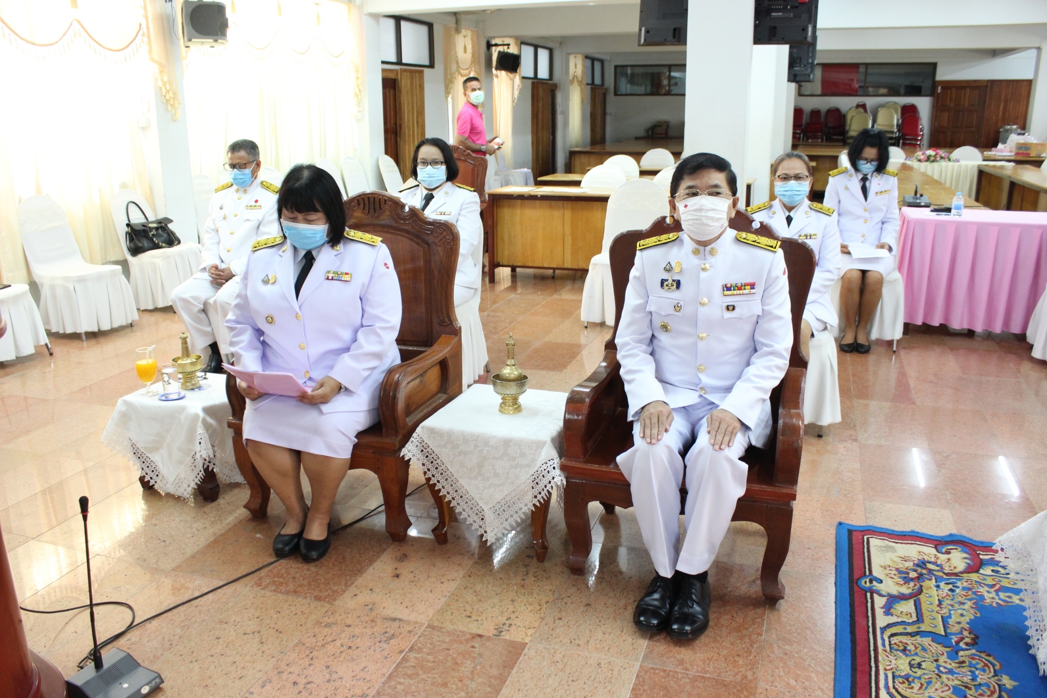 พิธีทอดผ้าป่าสมทบกองทุนพัฒนาเด็กชนบทในพระราชูปถัมภ์สมเด็จพระเทพรัตนราชสุดาฯ สยามบรมราชกุมารี ประจำปี 2563
