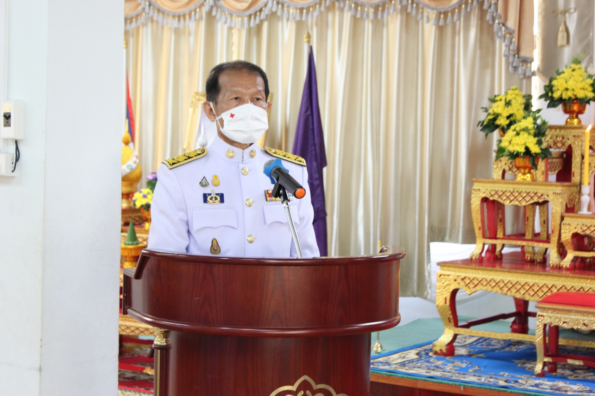 พิธีทอดผ้าป่าสมทบกองทุนพัฒนาเด็กชนบทในพระราชูปถัมภ์สมเด็จพระเทพรัตนราชสุดาฯ สยามบรมราชกุมารี ประจำปี 2563