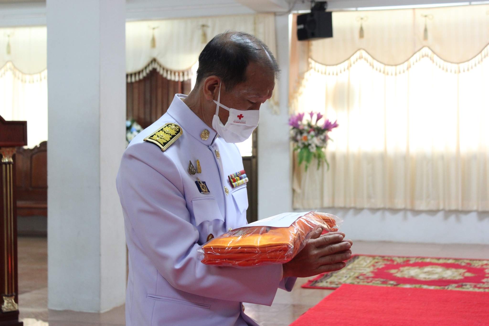 พิธีทอดผ้าป่าสมทบกองทุนพัฒนาเด็กชนบทในพระราชูปถัมภ์สมเด็จพระเทพรัตนราชสุดาฯ สยามบรมราชกุมารี ประจำปี 2563