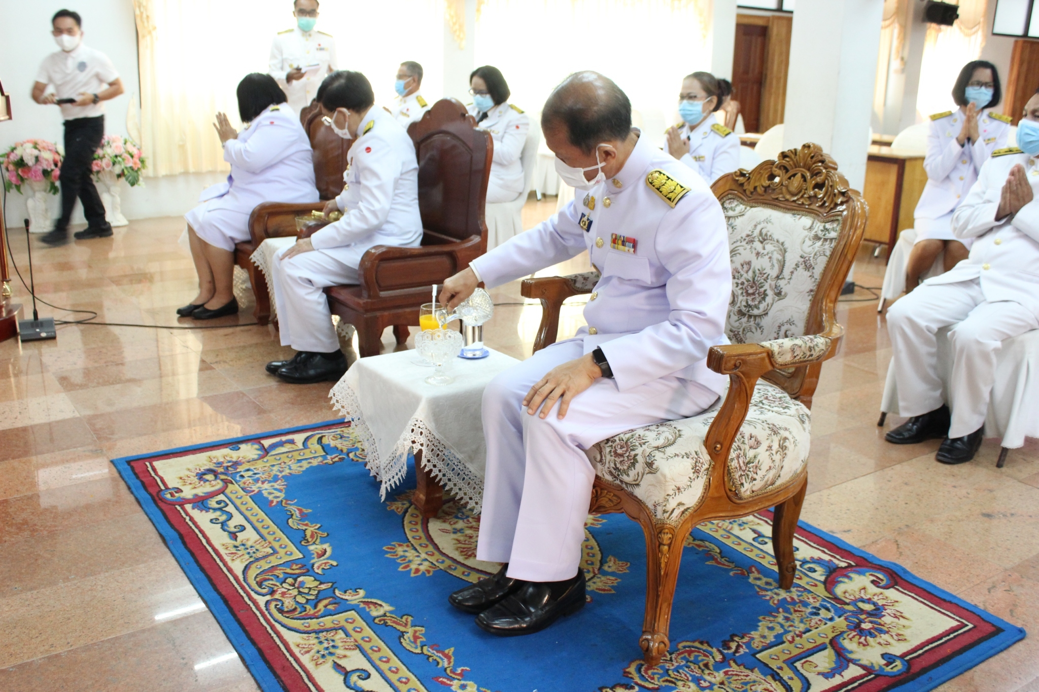พิธีทอดผ้าป่าสมทบกองทุนพัฒนาเด็กชนบทในพระราชูปถัมภ์สมเด็จพระเทพรัตนราชสุดาฯ สยามบรมราชกุมารี ประจำปี 2563