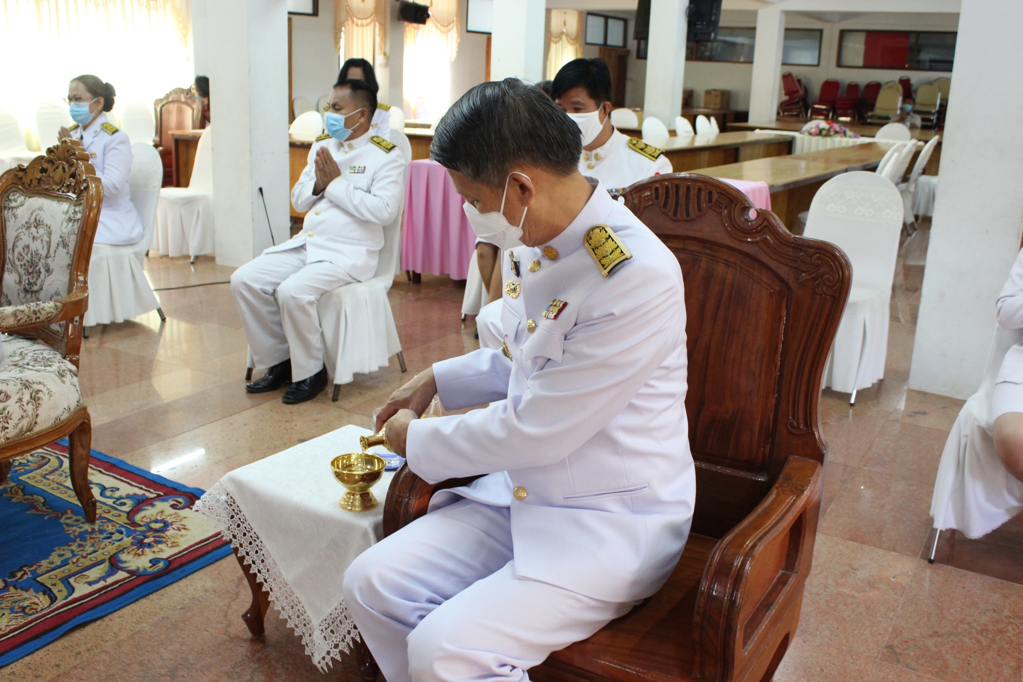 พิธีทอดผ้าป่าสมทบกองทุนพัฒนาเด็กชนบทในพระราชูปถัมภ์สมเด็จพระเทพรัตนราชสุดาฯ สยามบรมราชกุมารี ประจำปี 2563