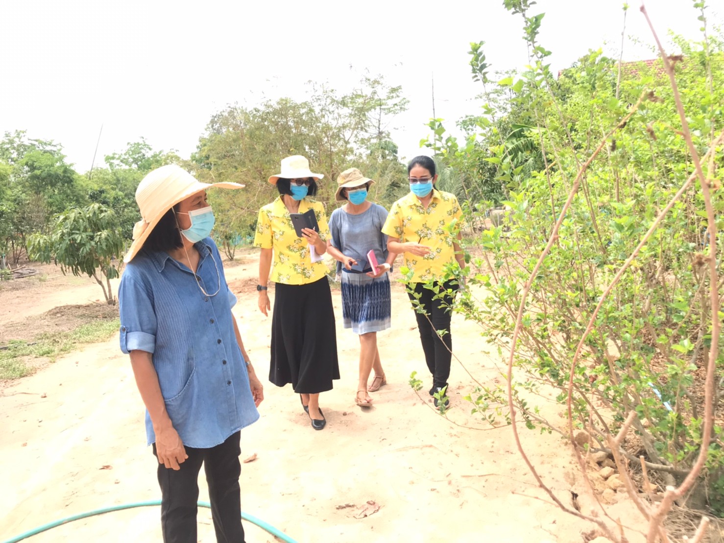 ติดตามการดำเนินงานโครงการพัฒนากสิกรรมสู่ระบบเศรษฐกิจพอเพียง : กิจกรรมเอามื้อสามัคคี โคก หนอง นา โมเดล หิ้วปิ่นโตไปเอามื้อสามัคคี ถือจอบเสียมไปพลิกฟื้นแผ่นดิน