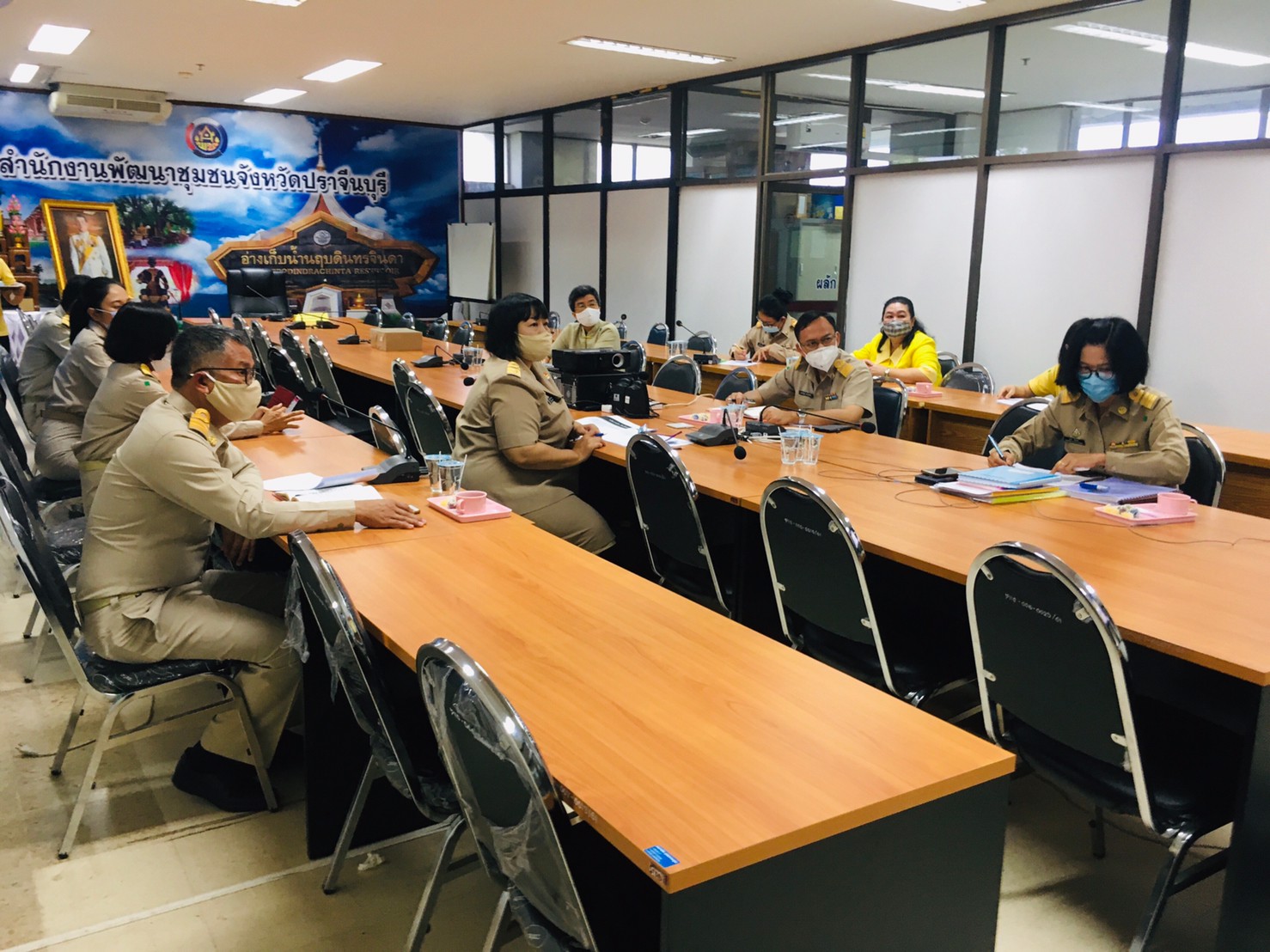 การประชุมเร่งรัดการเบิกจ่ายงบประมาณ ประจำปี พ.ศ. 2563 ผ่านระบบวิดีทัศน์ทางไกล (Video Conference)