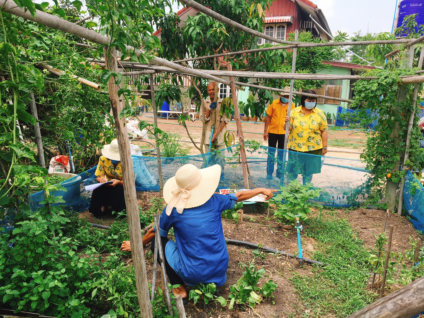 ติดตามการดำเนินงานโครงการพัฒนากสิกรรมสู่ระบบเศรษฐกิจพอเพียง : กิจกรรมเอามื้อสามัคคี โคก หนอง นา โมเดล หิ้วปิ่นโตไปเอามื้อสามัคคี ถือจอบเสียมไปพลิกฟื้นแผ่นดิน