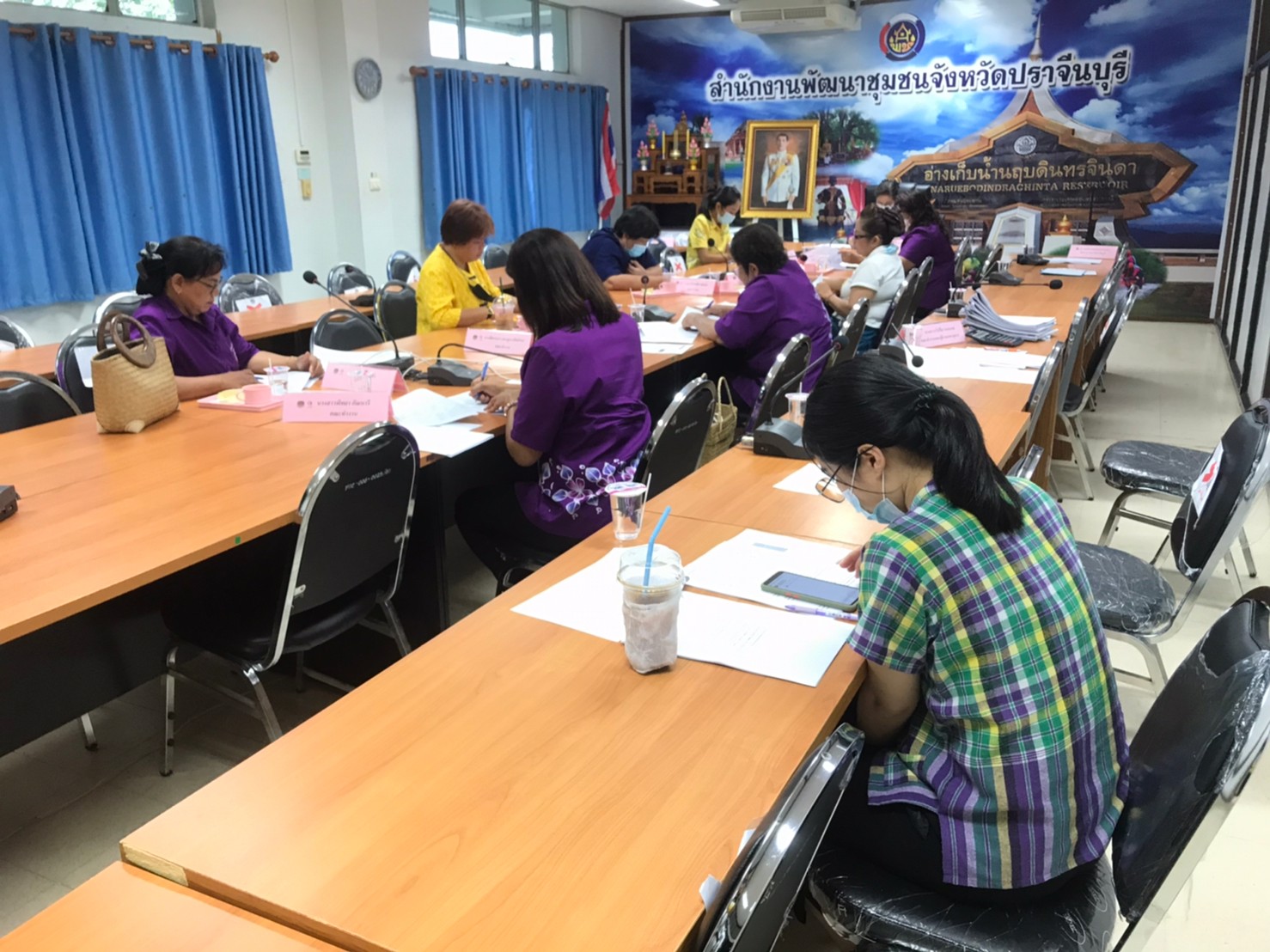 ประชุมคณะทำงานขับเคลื่อน​กองทุน​พัฒนา​บทบาท​สตรี​จังหวัด​ปราจีนบุรี​ ครั้งที่​ 6 ประจำปีงบประมาณ​ พ.ศ.​ 2564​