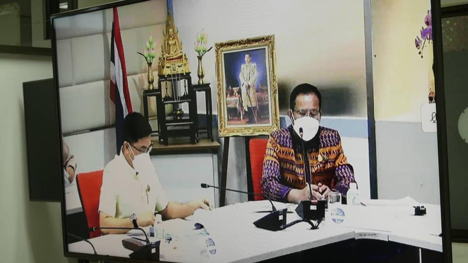พช.ปราจีนบุรี ขานรับนโยบายและแนวทางการดำเนินงานพัฒนาชุมชน ประจำปีงบประมาณ พ.ศ.๒๕๖๕ ผ่านระบบวิดีทัศน์ทางไกล (Video Conference)