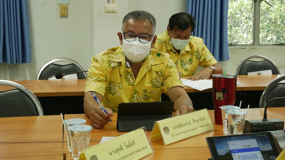 พช.ปราจีนบุรี ขานรับนโยบายและแนวทางการดำเนินงานพัฒนาชุมชน ประจำปีงบประมาณ พ.ศ.๒๕๖๕ ผ่านระบบวิดีทัศน์ทางไกล (Video Conference)