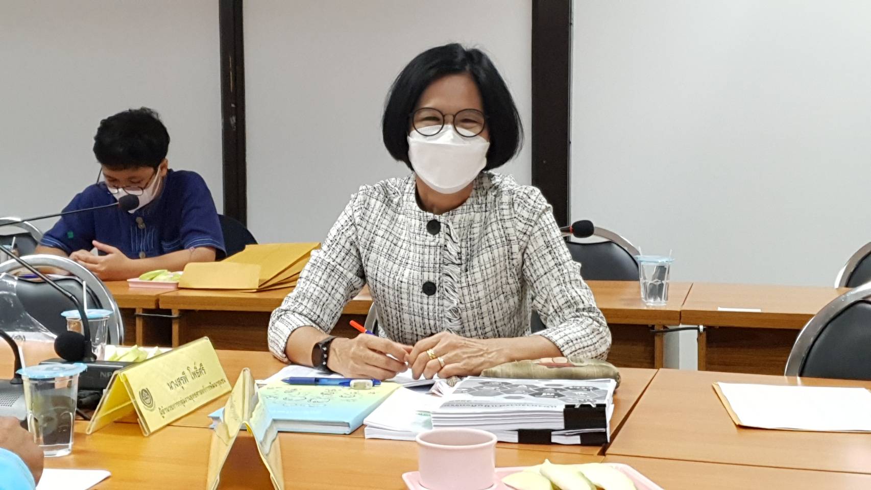 ประชุมผู้บริหารงานพัฒนาชุมชน และนักวิชาการพัฒนาชุมชนจังหวัดปราจีนบุรี ประจำเดือนตุลาคม พ.ศ.๒๕๖๔