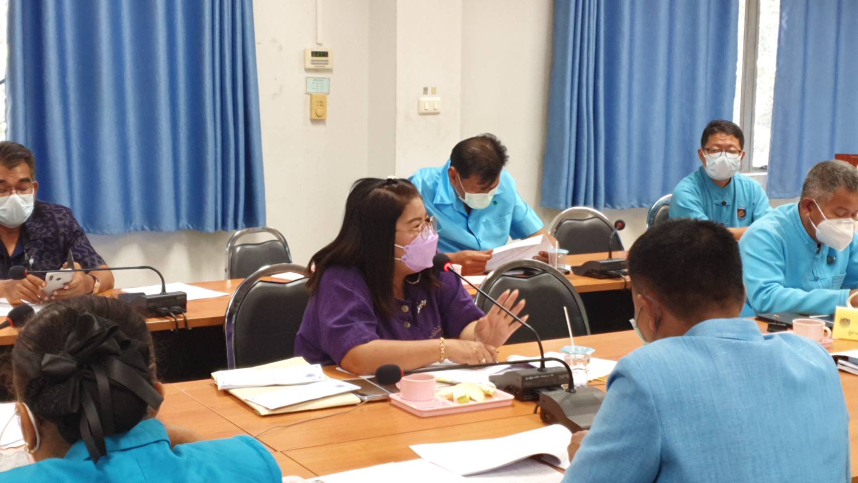 ประชุมผู้บริหารงานพัฒนาชุมชน และนักวิชาการพัฒนาชุมชนจังหวัดปราจีนบุรี ประจำเดือนตุลาคม พ.ศ.๒๕๖๔