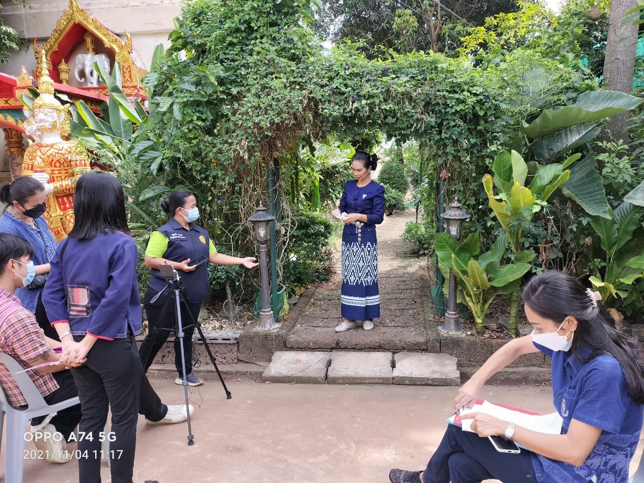 สืบสานภูมิปัญญาไทยพวน สู่อาชีพขนมจีนสมุนไพรกลุ่มสตรีบ้านแล้ง ตำบลดงกระทงยาม อำเภอศรีมหาโพธิ จังหวัดปราจีนบุรี