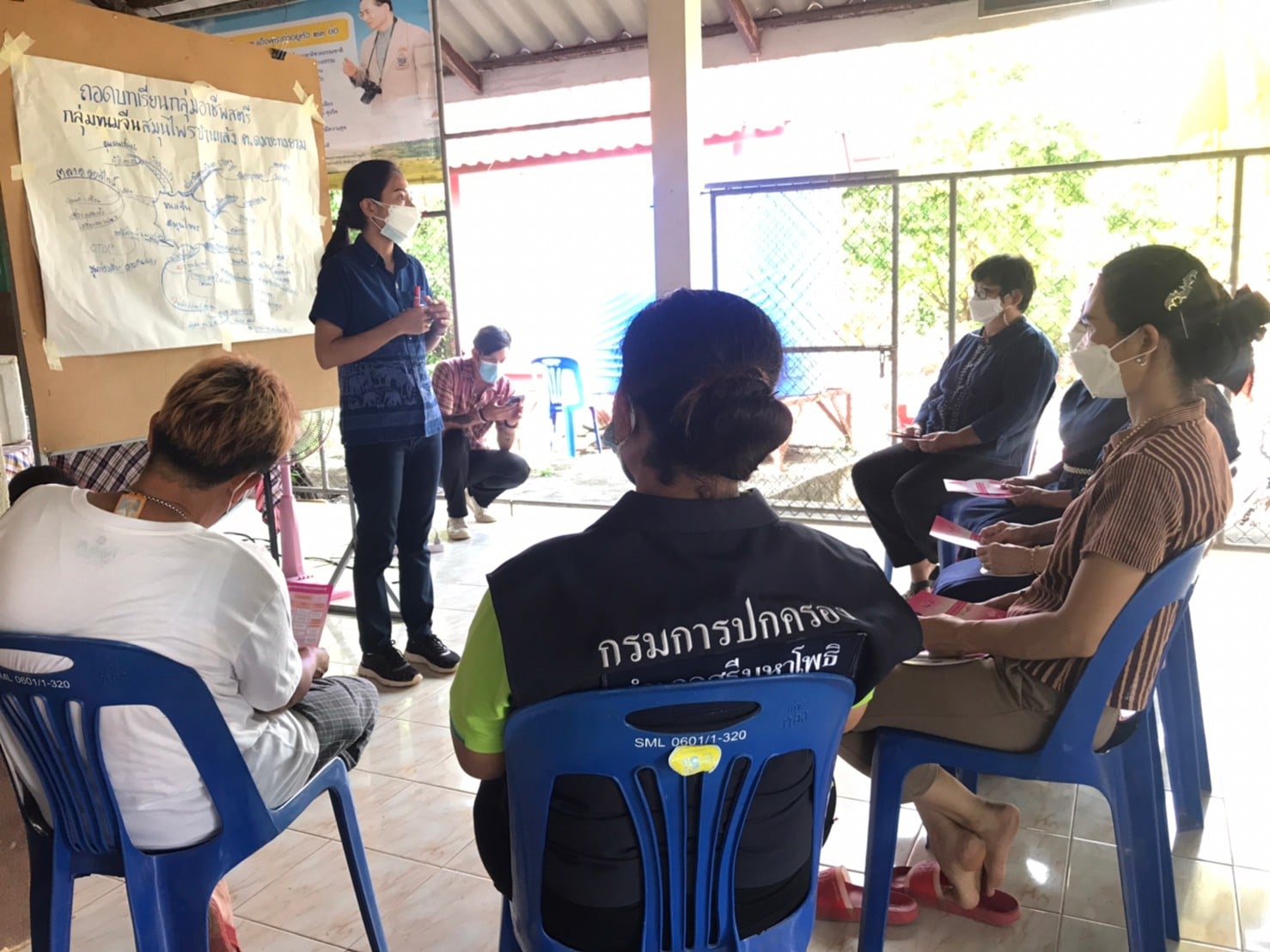 สืบสานภูมิปัญญาไทยพวน สู่อาชีพขนมจีนสมุนไพรกลุ่มสตรีบ้านแล้ง ตำบลดงกระทงยาม อำเภอศรีมหาโพธิ จังหวัดปราจีนบุรี