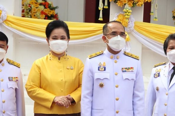 พช.ปราจีนบุรี ร่วมพิธีถวายผ้าพระกฐินพระราชทาน กรมการพัฒนาชุมชน ประจำปี ๒๕๖๔ ณ วัดธรรมามูลวรวิหาร จังหวัดชัยนาท