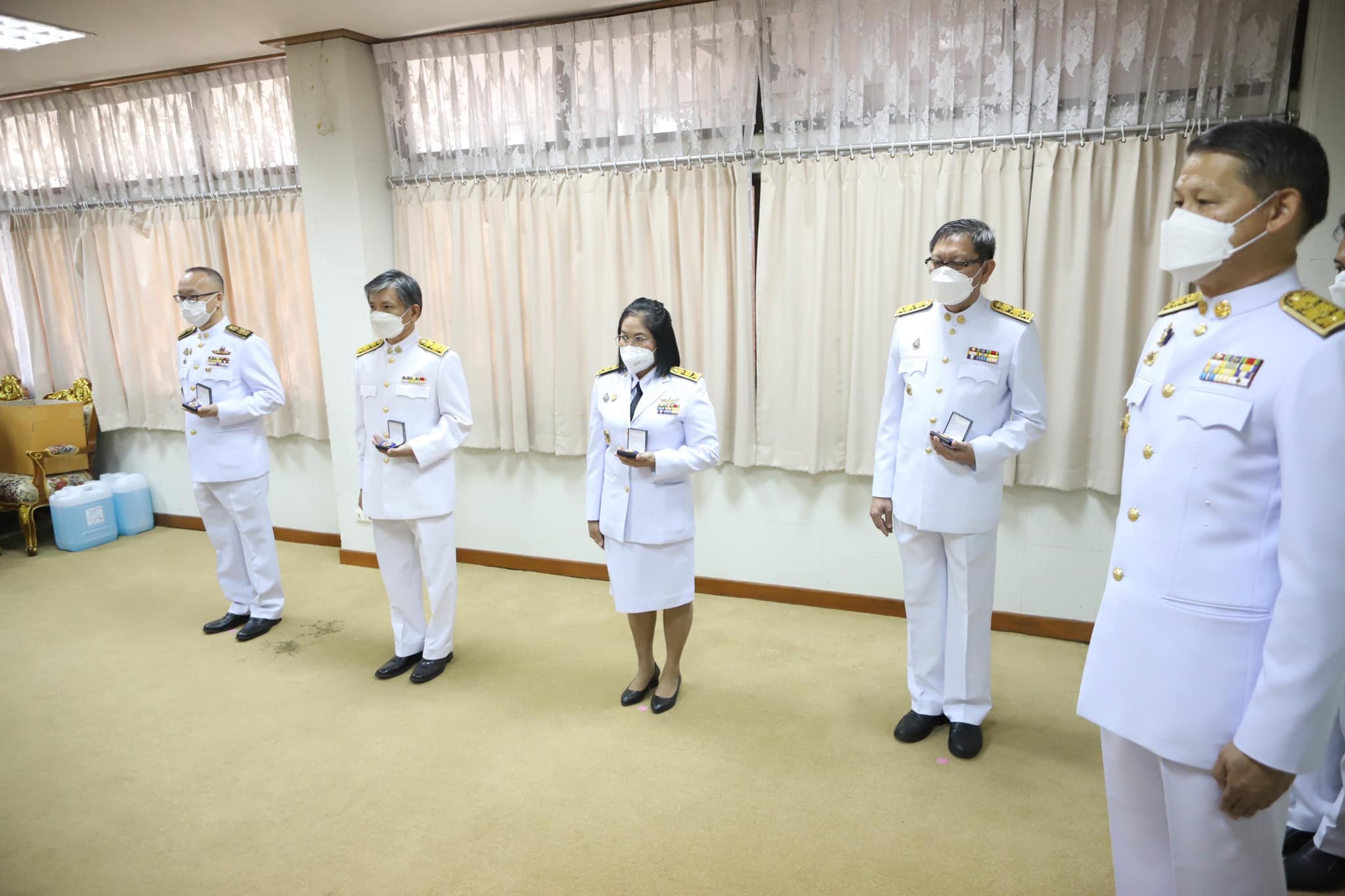 จังหวัดปราจีนบุรี ได้จัดพิธีมอบเครื่องหมาย​ “รักษาดินแดนยิ่งชีพ”