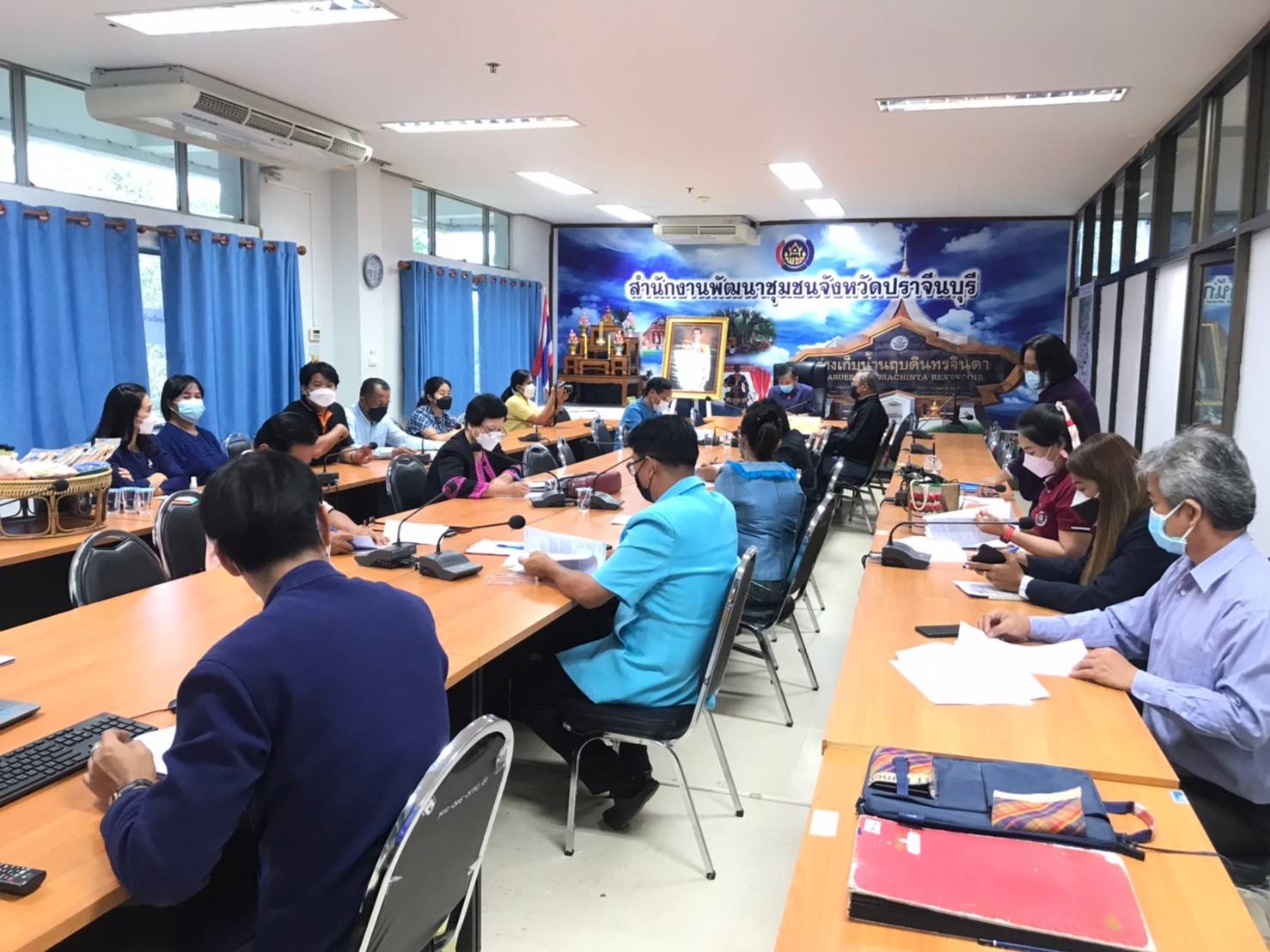 พช.ปราจีนบุรี ประชุมรับรองมาตรฐานการพัฒนาชุมชน (มชช.) ปี ๒๕๖๔