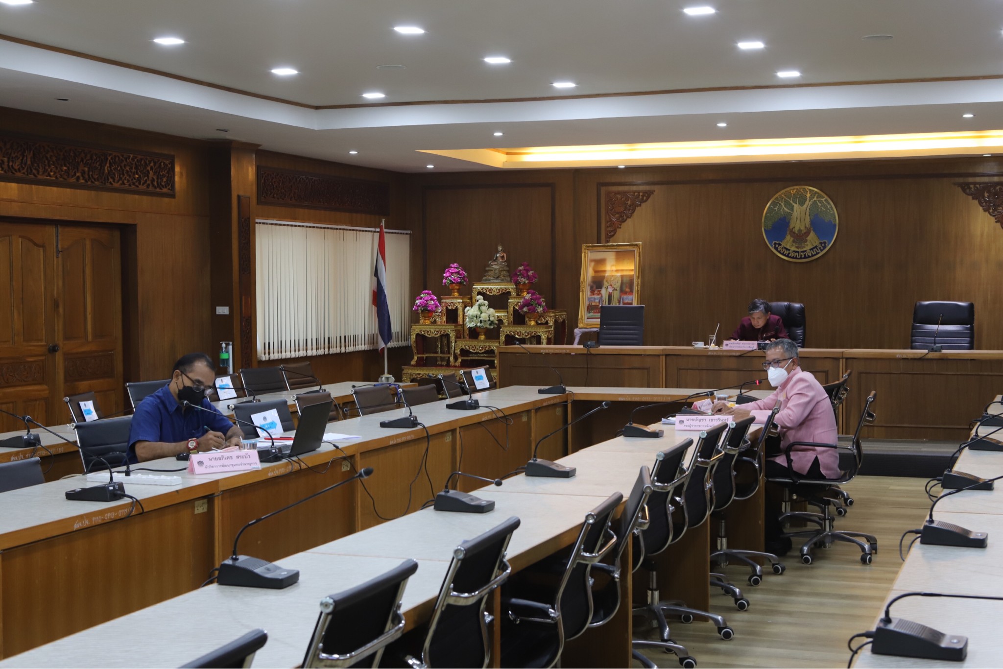 พช.ปราจีนบุรี ประชุมการนำเสนอผลการจัดเก็บและรับรองคุณภาพข้อมูลความจำเป็นพื้นฐาน (จปฐ.) และข้อมูลพื้นฐานระดับหมู่บ้าน (กชช.๒ค) ระดับจังหวัด ประจำปี ๒๕๖๔
