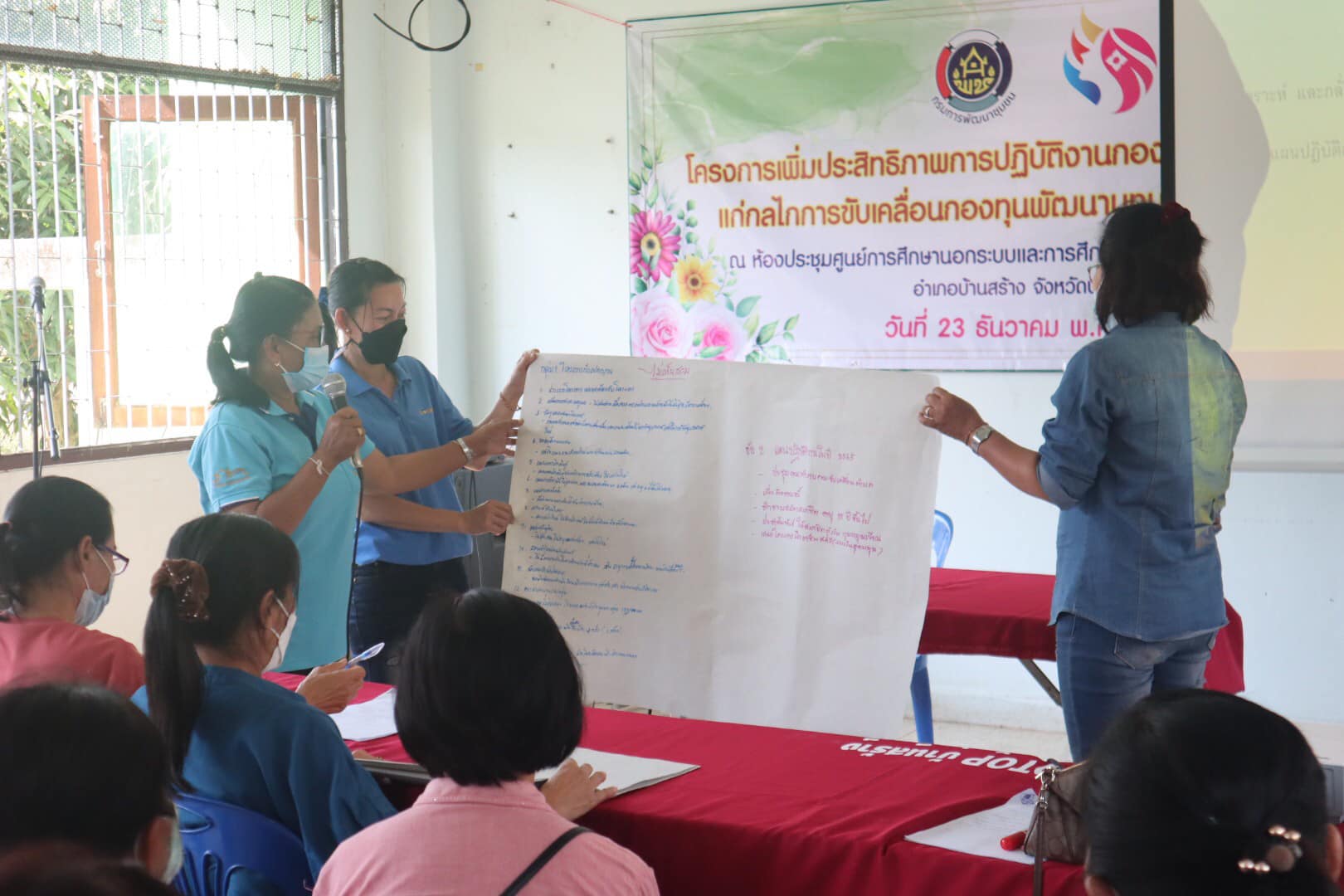 สนง.อกส.จ.ปราจีนบุรี ร่วมโครงการเพิ่มประสิทธิภาพปฏิบัติงานกองทุนพัฒนาบทบาทสตรีแก่กลไกการขับเคลื่อนกองทุนพัฒนาบทบาทสตรีอำเภอ