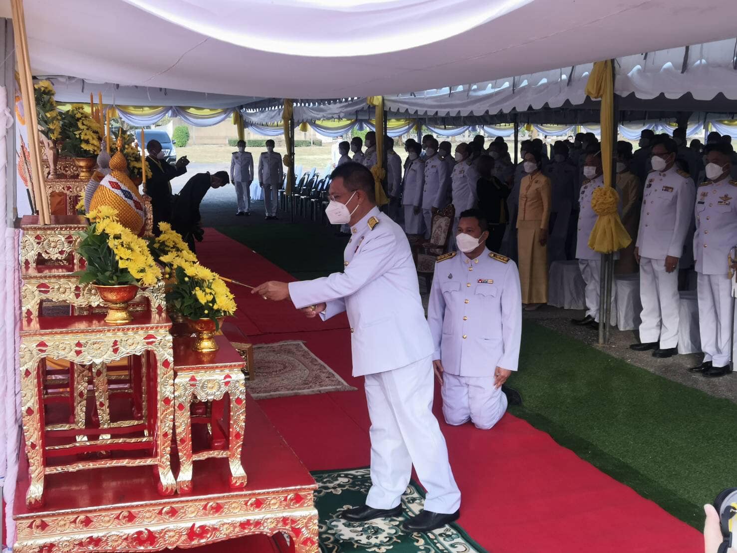 พช.ปราจีนบุรี ร่วมกิจกรรมเนื่องในวันคล้ายวันพระบรมราชสมภพพระบาทสมเด็จพระบรมชนกาธิเบศร มหาภูมิพลอดุลยเดชมหาราช บรมนาถบพิตร วันชาติ และวันพ่อแห่งชาติ 5 ธันวาคม 2564 
