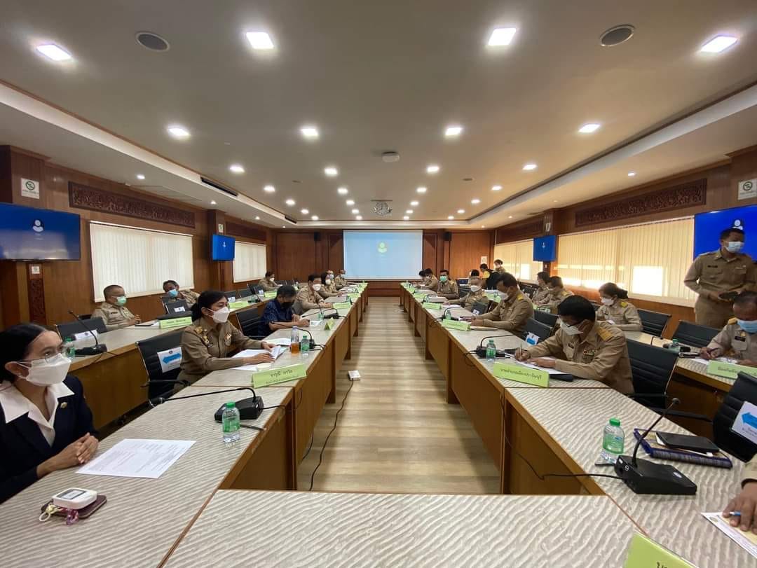 พช.ปราจีนบุรี ร่วมการประชุมหัวหน้าส่วนราชการสังกัดกระทรวงมหาดไทย ประจำเดือนมกราคม 2565