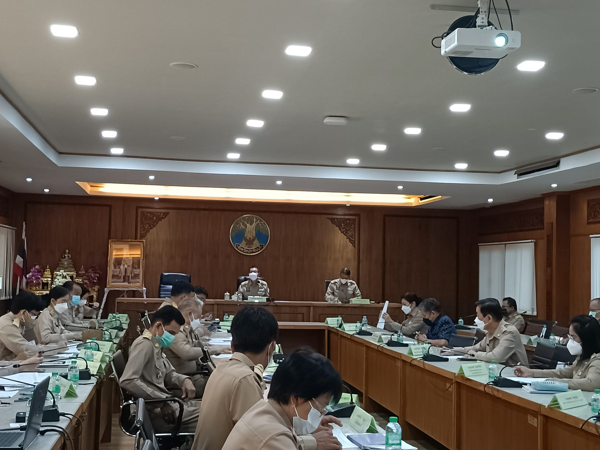 พช.ปราจีนบุรี ร่วมการประชุมหัวหน้าส่วนราชการสังกัดกระทรวงมหาดไทย ประจำเดือนมกราคม 2565