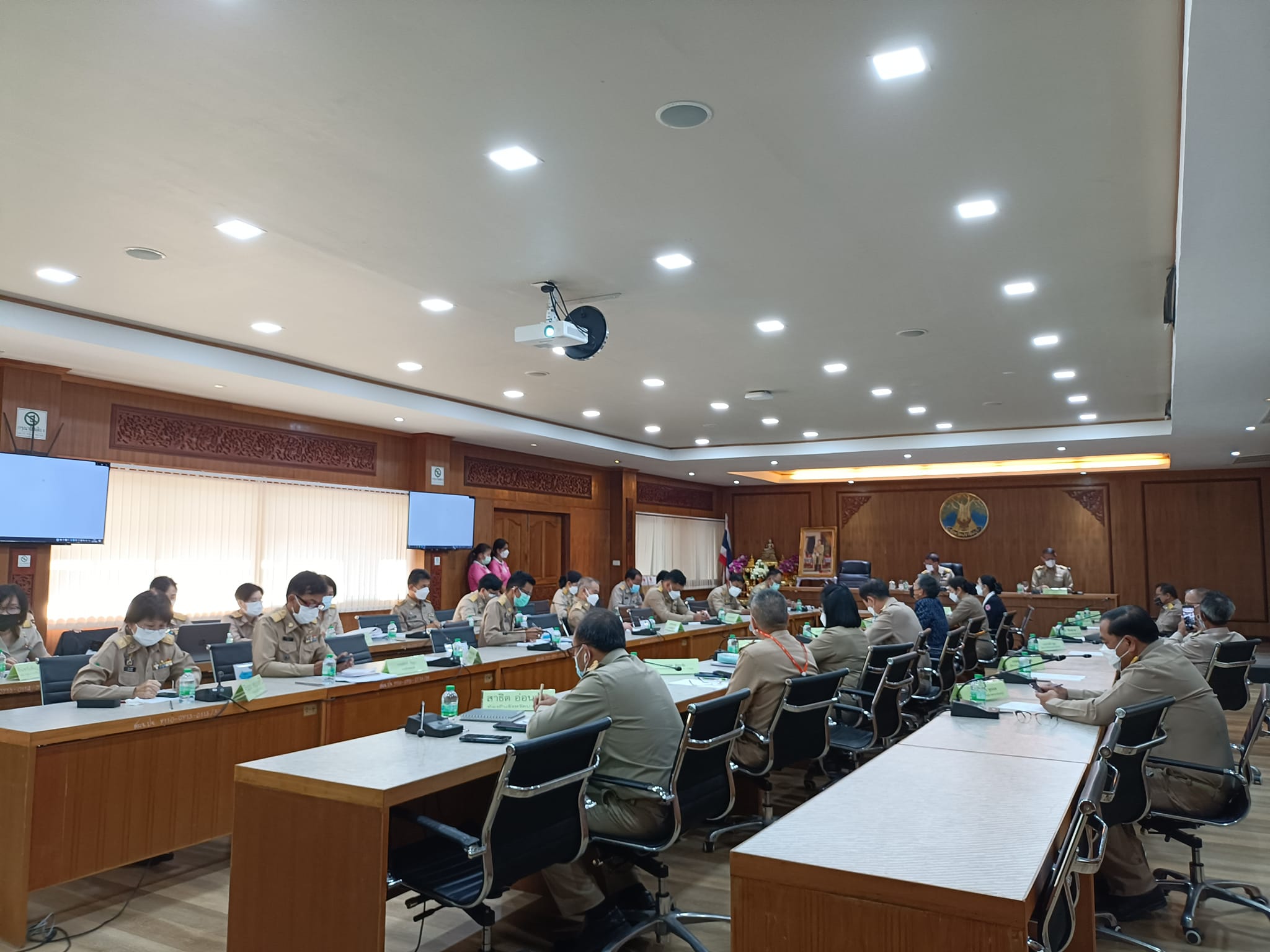 พช.ปราจีนบุรี ร่วมการประชุมหัวหน้าส่วนราชการสังกัดกระทรวงมหาดไทย ประจำเดือนมกราคม 2565