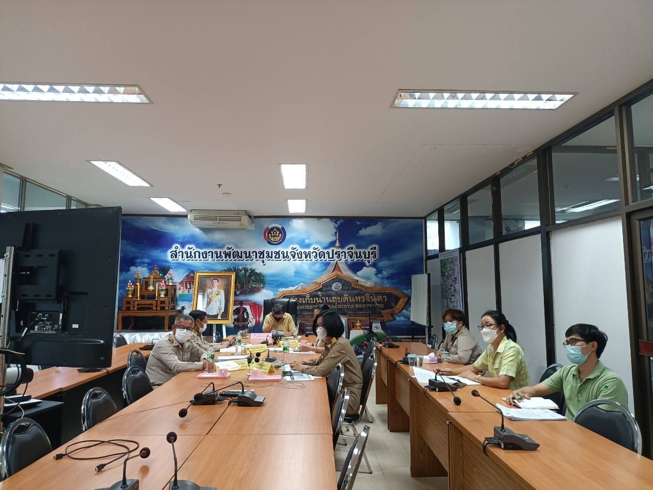 พช.ปราจีนบุรี ร่วมประชุมกรมการพัฒนาชุมชน ครั้งที่ 1/2565 ผ่านระบบ VDO Conference