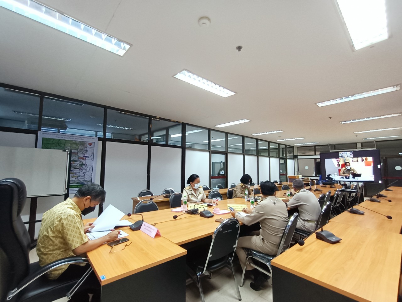 พช.ปราจีนบุรี ร่วมประชุมกรมการพัฒนาชุมชน ครั้งที่ 1/2565 ผ่านระบบ VDO Conference