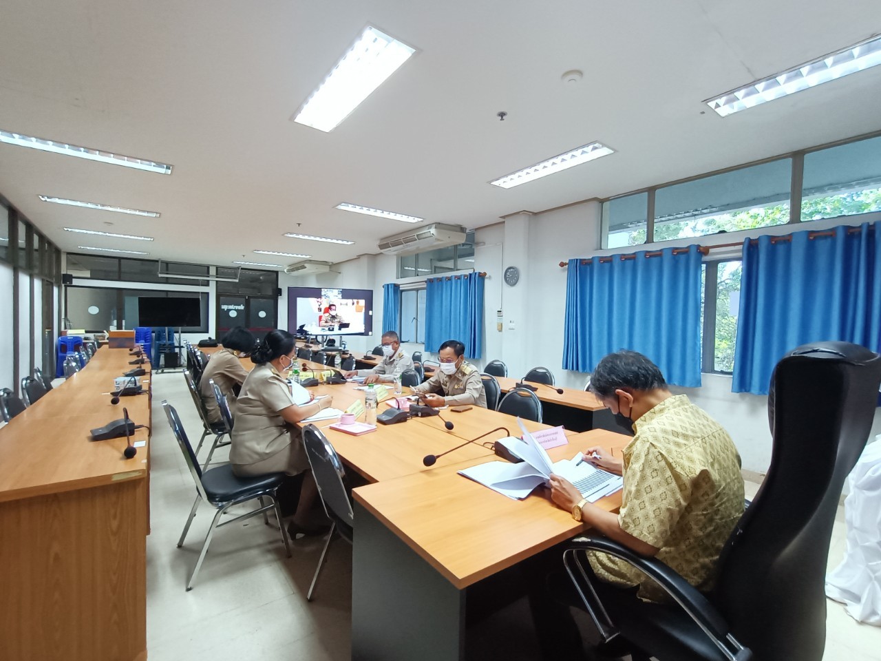 พช.ปราจีนบุรี ร่วมประชุมกรมการพัฒนาชุมชน ครั้งที่ 1/2565 ผ่านระบบ VDO Conference