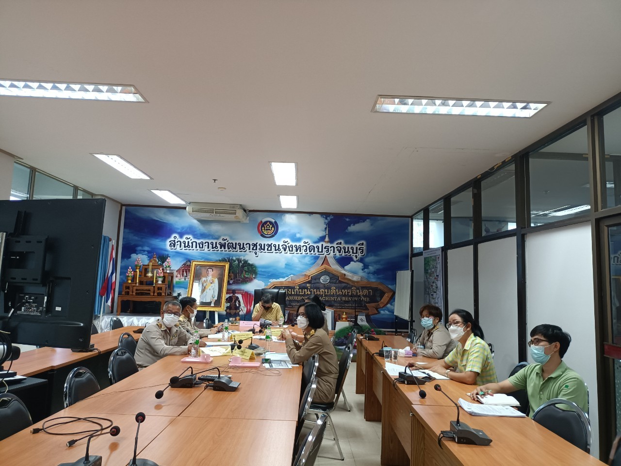 พช.ปราจีนบุรี ร่วมประชุมกรมการพัฒนาชุมชน ครั้งที่ 1/2565 ผ่านระบบ VDO Conference
