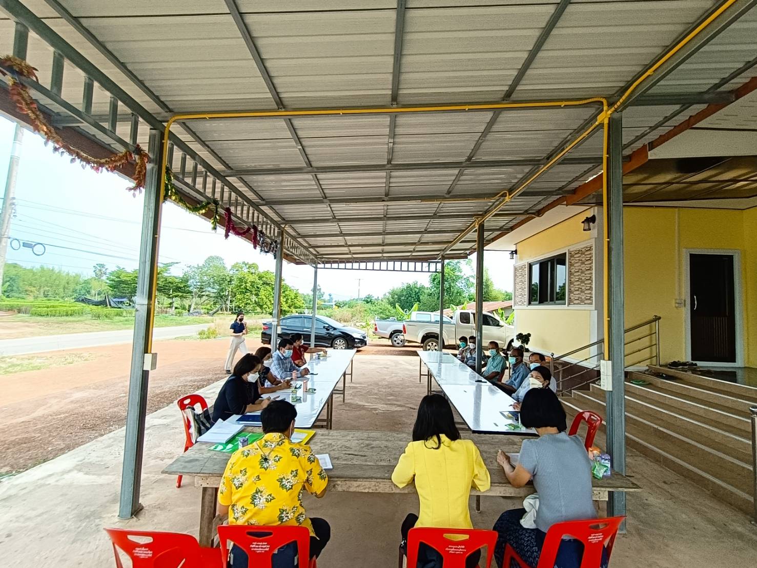 พช.ปราจีนบุรี ผู้ตรวจราชการกรมการพัฒนาชุมชน ลงพื้นที่จังหวัดปราจีนบุรี