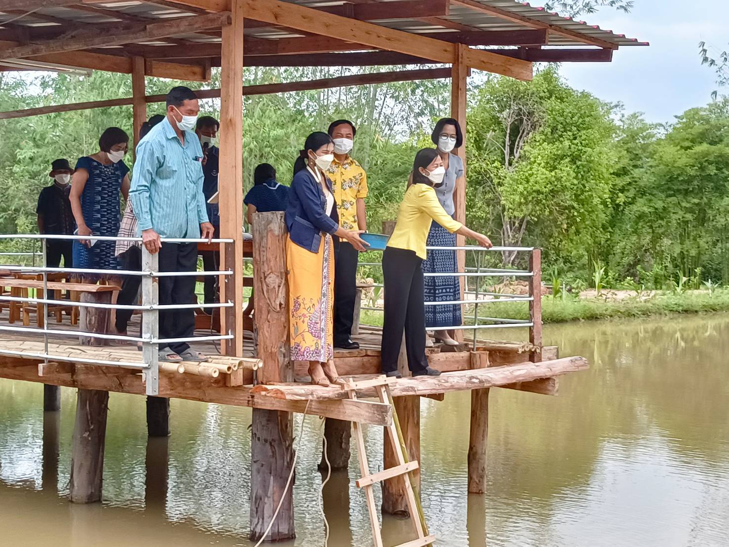 พช.ปราจีนบุรี ผู้ตรวจราชการกรมการพัฒนาชุมชน ลงพื้นที่จังหวัดปราจีนบุรี