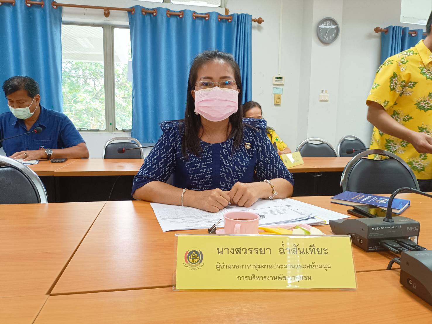 พช.ปราจีนบุรี ผู้ตรวจราชการกรมการพัฒนาชุมชน ลงพื้นที่จังหวัดปราจีนบุรี