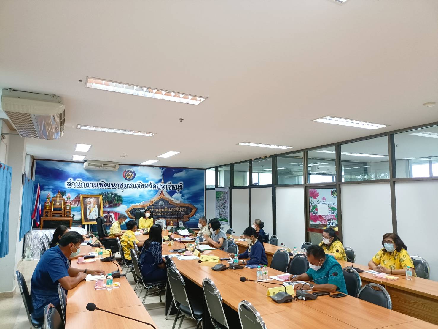พช.ปราจีนบุรี ผู้ตรวจราชการกรมการพัฒนาชุมชน ลงพื้นที่จังหวัดปราจีนบุรี