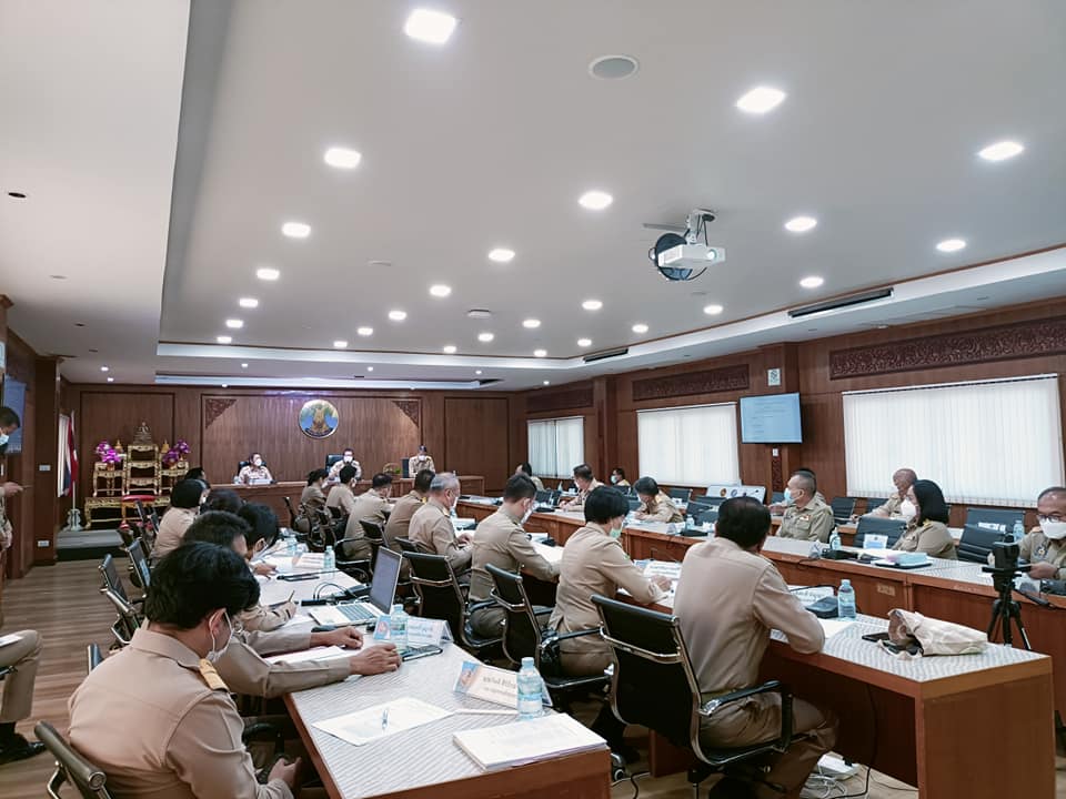 พช.ปราจีนบุรี ร่วมประชุมหัวหน้าส่วนราชการสังกัดกระทรวงมหาดไทย  ประจำเดือนมีนาคม 2565