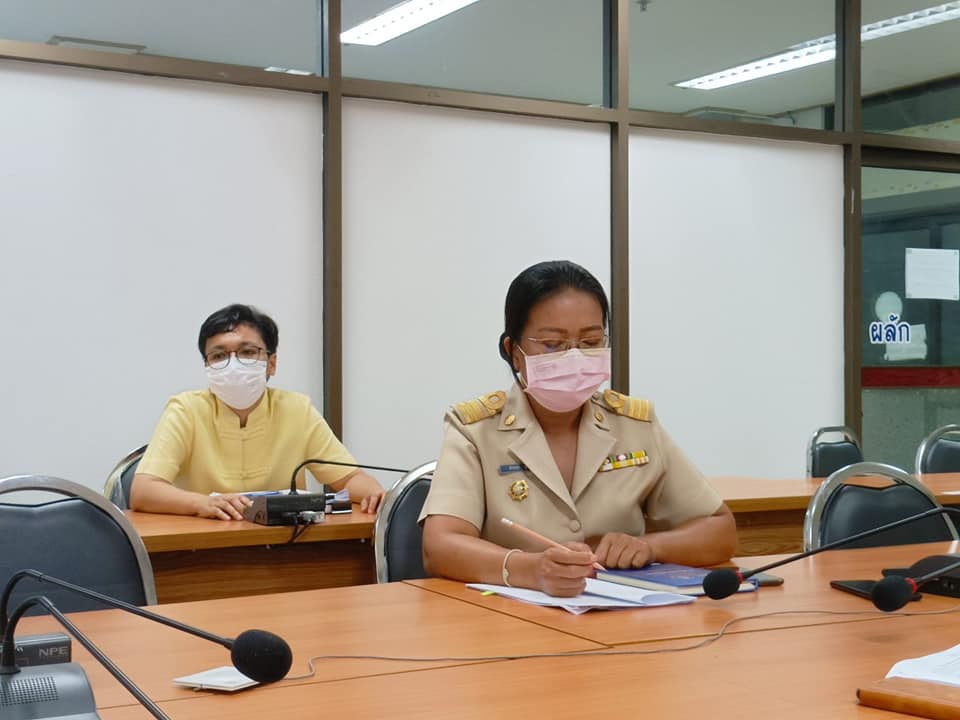 พช.ปราจีนบุรี ประชุมผู้อำนวยการ กลุ่มงาน