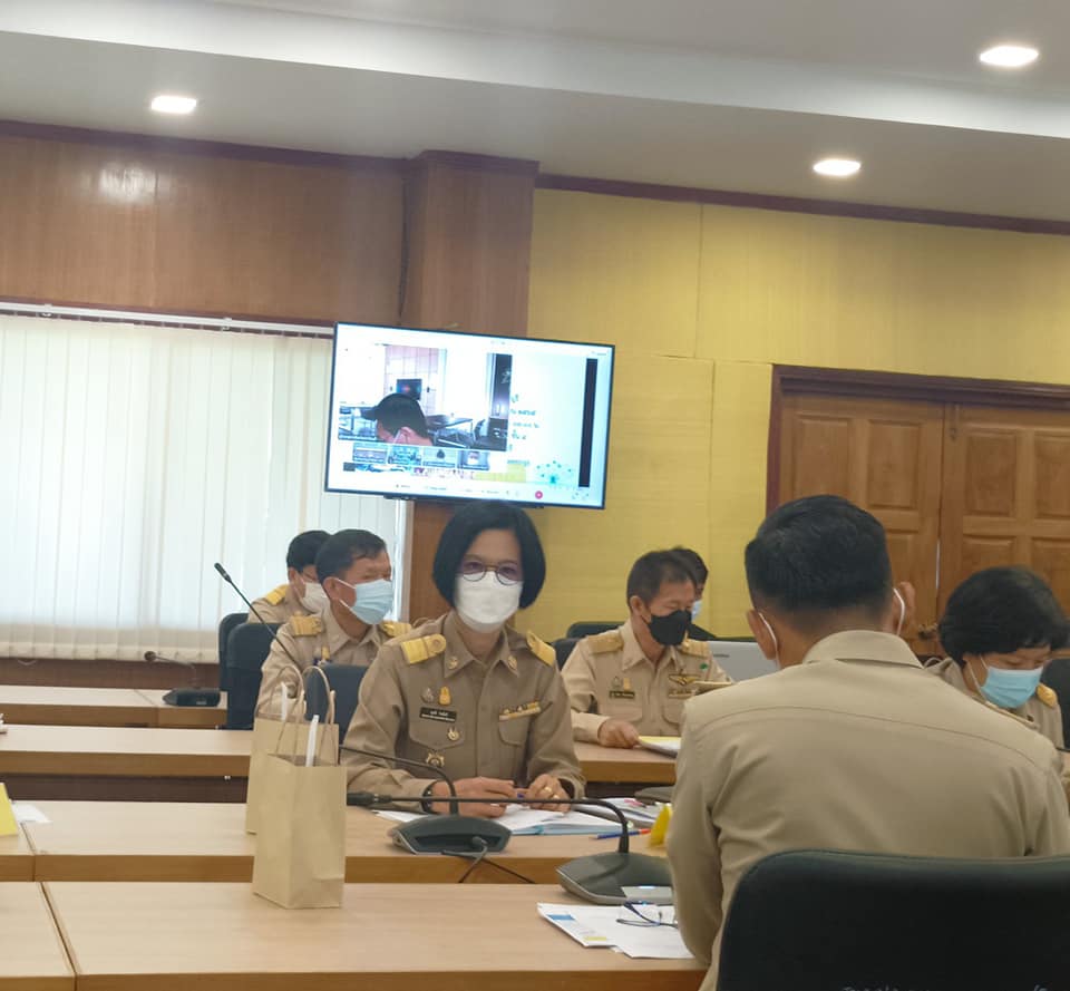 พช.ปราจีนบุรี ร่วมประชุมคณะกรมการจังหวัดปราจีนบุรี ครั้งที่ 4/2565 ประจำเดือนเมษายน 2565