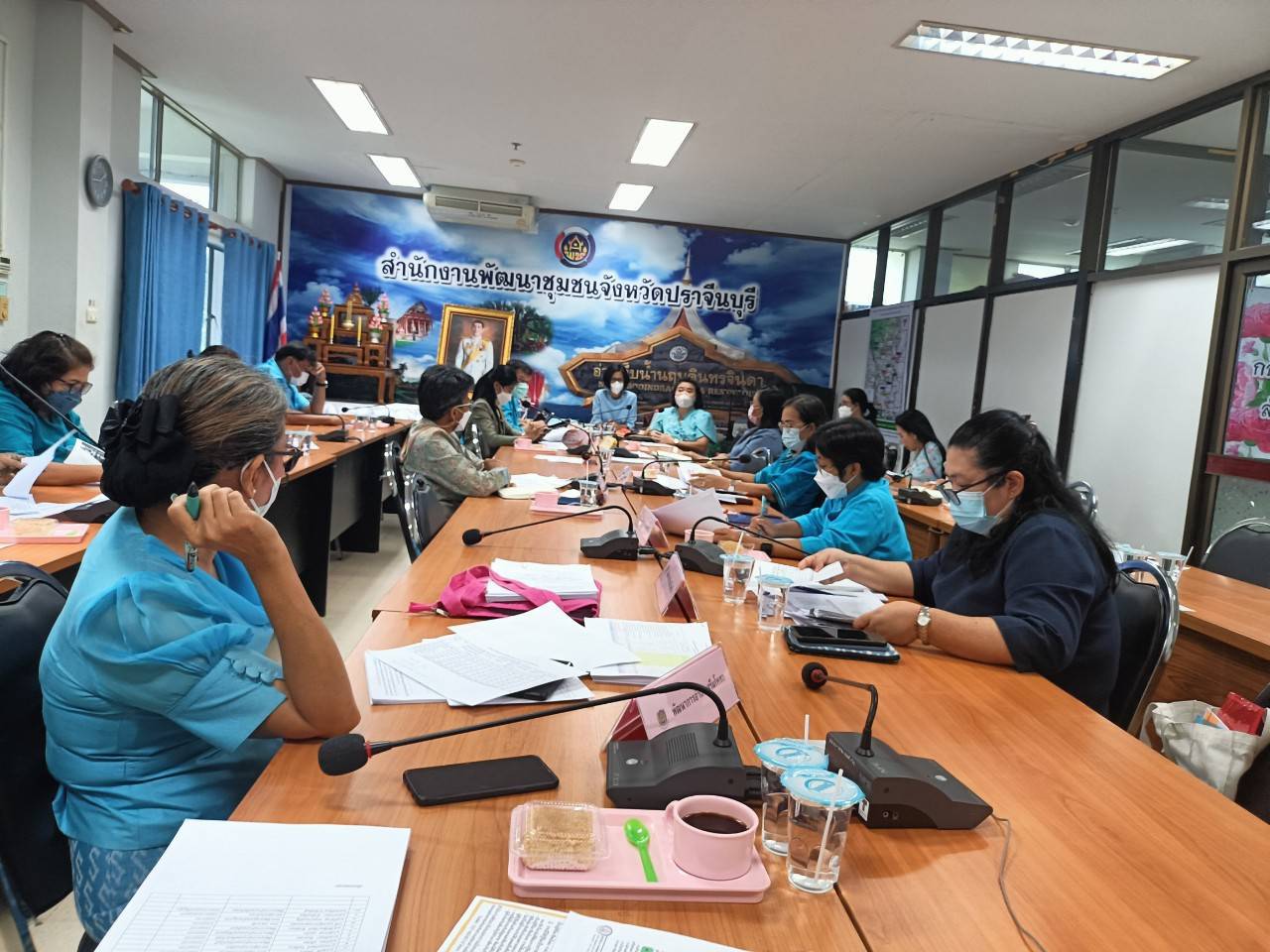 พช.ปราจีนบุรี ประชุมผู้บริหารงานพัฒนาชุมชน และนักวิชาการพัฒนาชุมชนจังหวัด ครั้งที่  2/2565