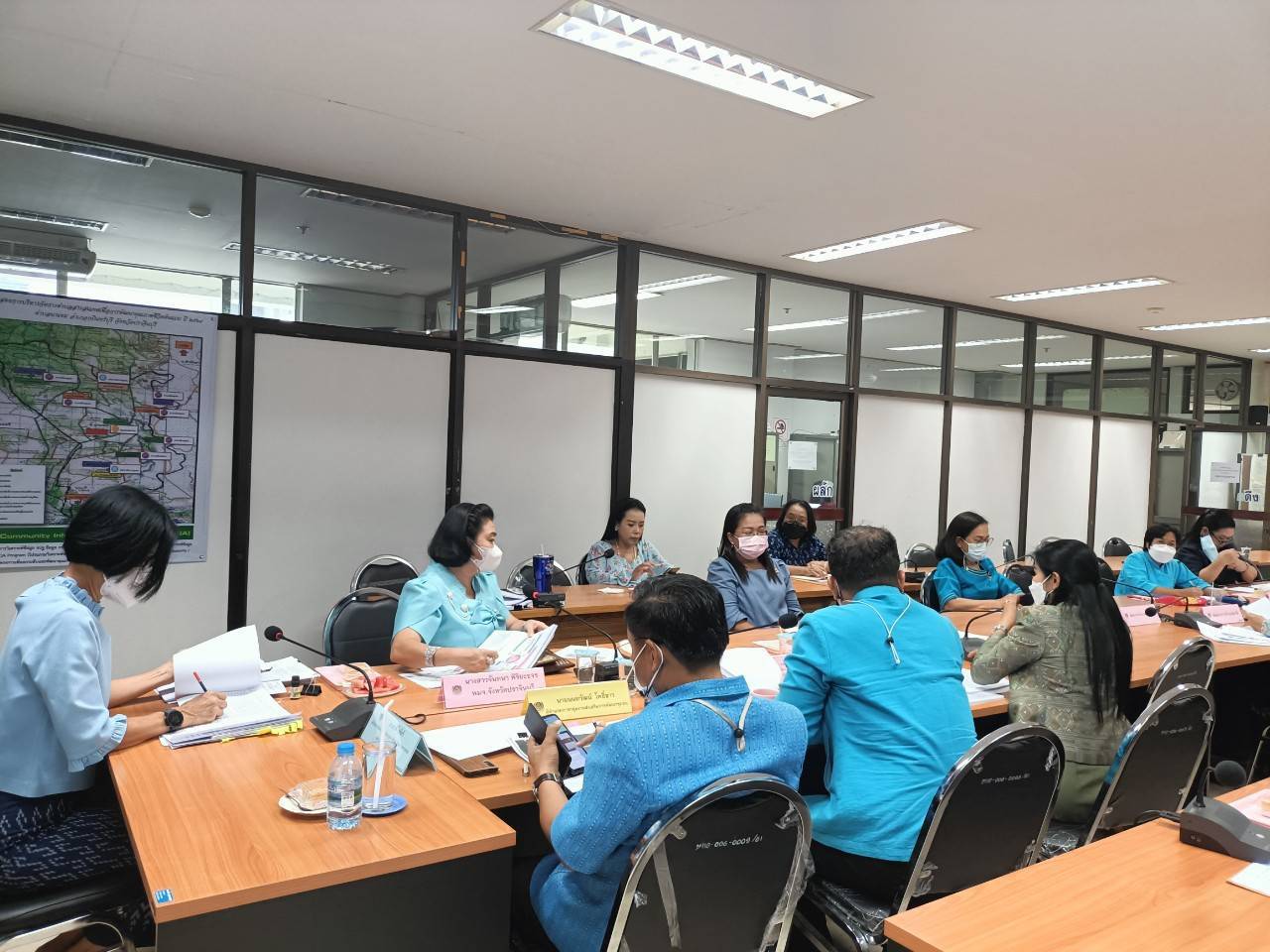 พช.ปราจีนบุรี ประชุมผู้บริหารงานพัฒนาชุมชน และนักวิชาการพัฒนาชุมชนจังหวัด ครั้งที่  2/2565